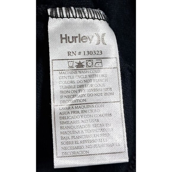 Y2K Hurley Graphic Tee Mens L Y2K TV Screen Collage Surf Skate Shirt - Picture 3 of 7